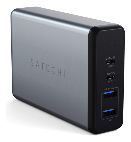 Satechi Cargador De Escritorio Pro Usb C Pd De 108 W - 2 Pue