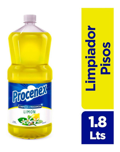 Procenex Limpiador Liquido De Pisos Limon X 1,8 Lt