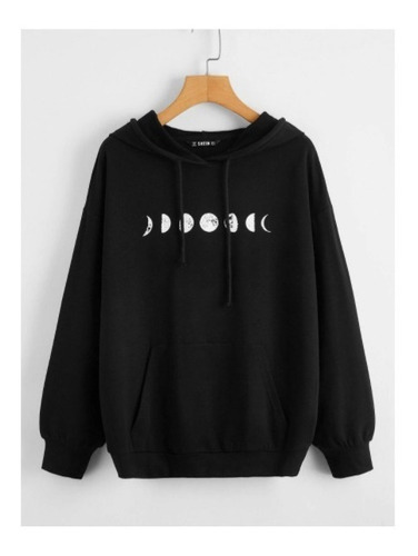 Sudadera Estampado Lunas 