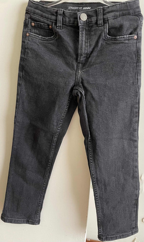 Pantalón De Jean De Niño Zara Talle 8 Gris