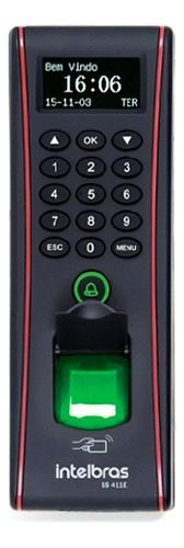 Controlador De Acesso Intelbras Ss411e Tag Senha Biometria