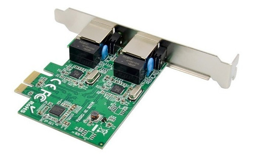 Placa Rede Realtek Dual 2 Portas Gigabit 1000mbps Pcie X1
