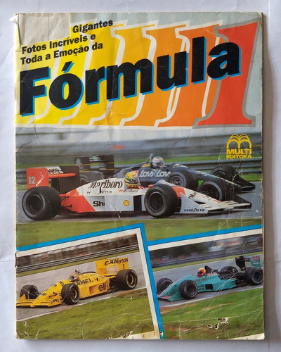 Álbum De Figurinhas Fórmula 1 1988 - Incompleto