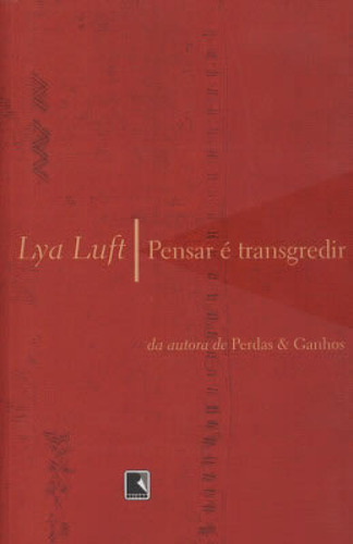 Livro Pensar E Transgredir