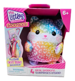 Real Littles Backpack Plushie Kitten Gatito Shopkins