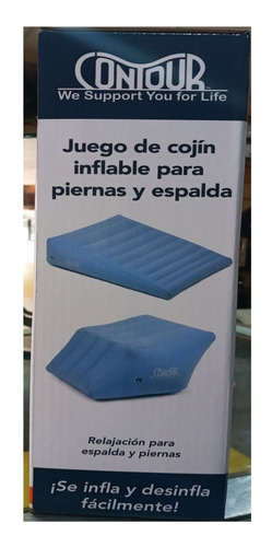 Imagen 3 de 6 de Almohadas Inflables Contour Descanso Piernas Y Espalda Usa