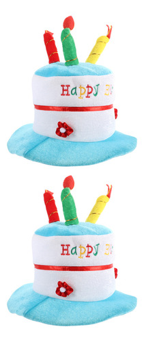 Sombrero Para Fiesta De Cumpleaños Para Niños, 2 Unidades