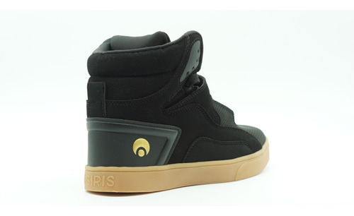 Tenis Osiris Rize Ultra Balck Gold Gum