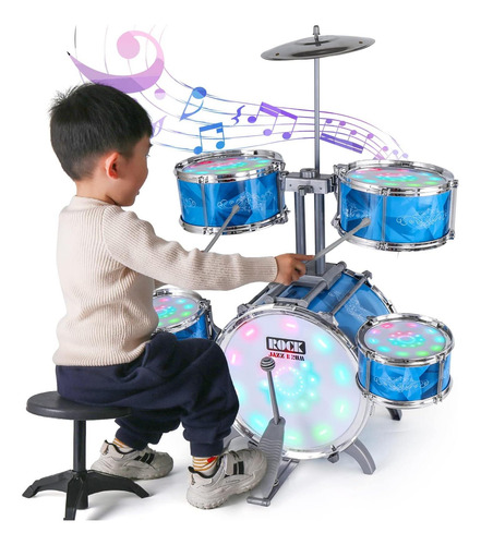 Drum Kids Drum Para Crianças Pequenas Com Kits De Bateria De