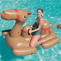 Comprar Camello Montable Inflable P Piscina 2.21x1.32m C Agarraderas