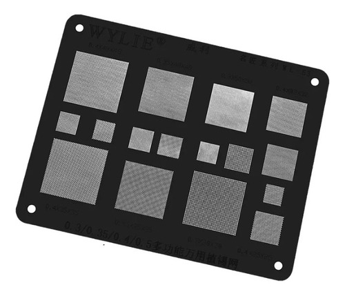 Plantilla Reballing Stencil Bga Modelos De Ic En Imagen 