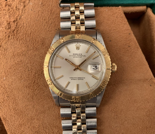 Rolex Datejust Turn O Graph Thunderbird Con Caja