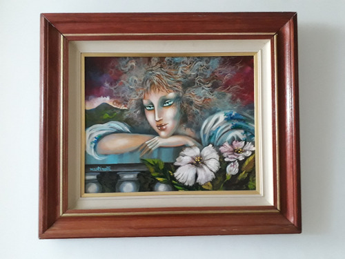 375- Sérgio Martinolli. Ose. 73x63cm Com Mold. Crepúsculo. (Usado)
