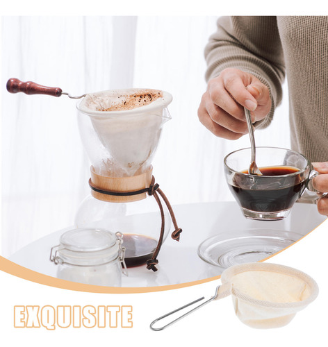 Filtro Reutilizable Para Café Y Té, 4 Piezas, Colador Tradic