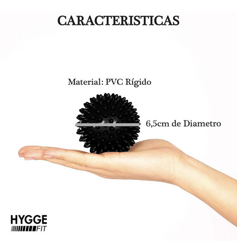 Imagen 2 de 10 de Pelota Pinches 6,5cm Miofasciales Masajes Descontracturante