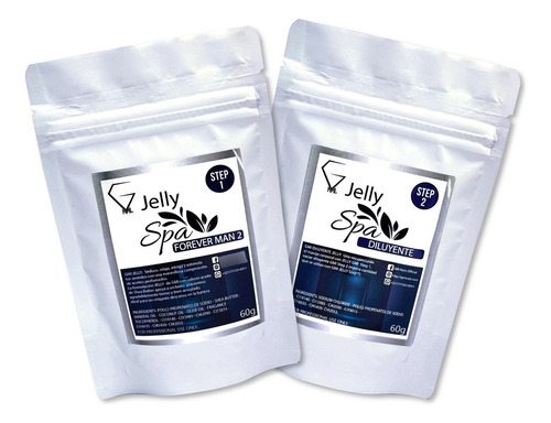 Jelly Spa 2 Pasos 60 Gr. + Diluyente Forever Man 02