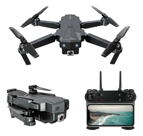 Mini Drone Sg107 Con Doble Cámara 4k Negro 1 Batería