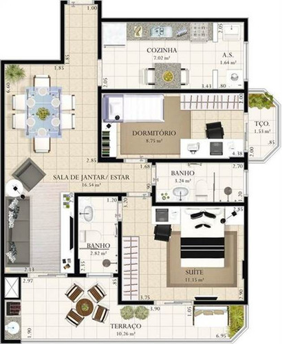 Imagem 20 de 20 de Apartamento - Venda - Canto Do Forte - Praia Grande - Tab27
