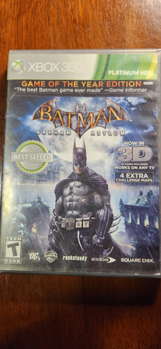 Batman Arkham Asylum Xbox 360 Original 