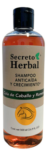 Shampoo Cola De Caballo Secreto Herbal Anticaida Romero 500m