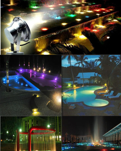 Lampara Luz De Piscina Led Pileta 9w Ip69 Rgb Sumergible