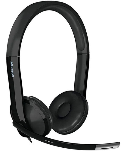 Headset Lifechat Microsoft Lx-6000 Cor Preto