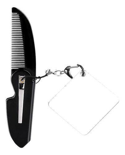 2 Peine De Bolsillo Plegable Para Hombre Accesorio Barba