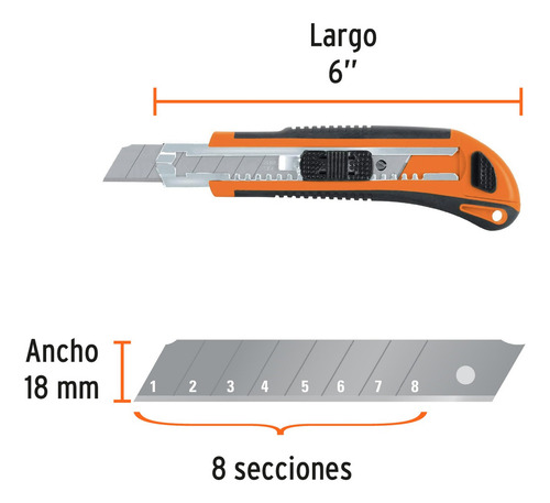 Bisturí Exacto 18mm Truper