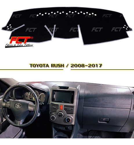 Cubre Tablero Premium/ Toyota Rush/ 2013 2014 2015 2016 2017