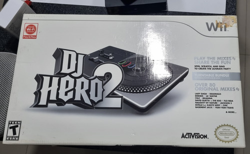 Dj Hero 2 Nintendo Wii Nuevo Sellado (Usado)