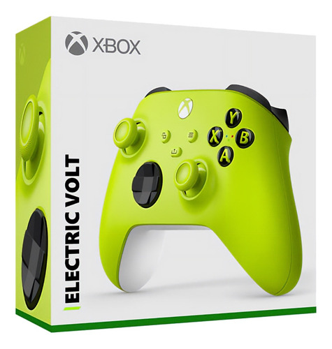Control Xbox Wireless Electric Volt Color Verde