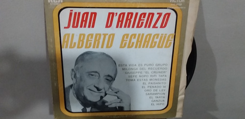 Long Play Vinilo Alberto Echagüe  Juan Darienzo 