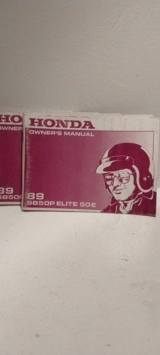 Manual Honda Elite Sb 50 E Año 89