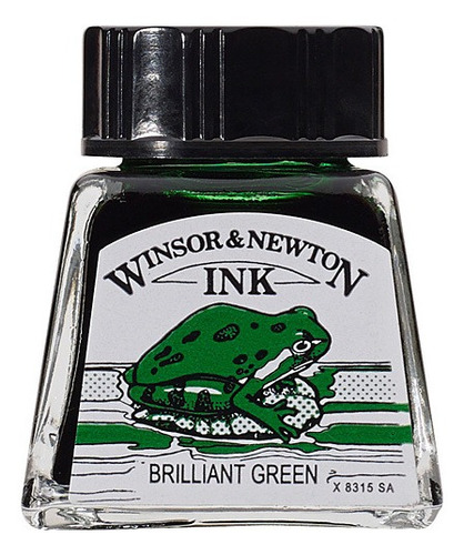 Tinta Nanquim Winsor & Newton Verde Brilliant Green 14ml