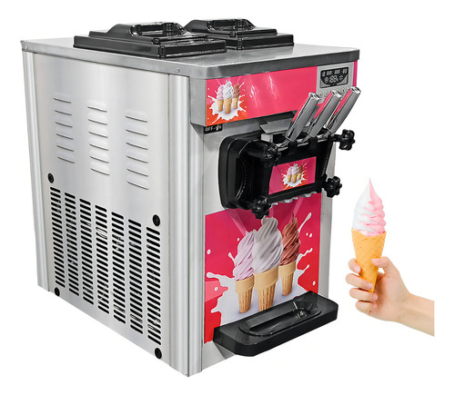 Máquina De Sorvete Expresso 3 Sabores Conservação Noturna 220V