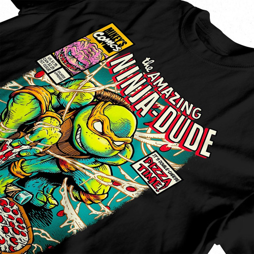 Imagen 2 de 6 de Remera Algodón Tortugas Ninjas The Amazing Ninja Dude
