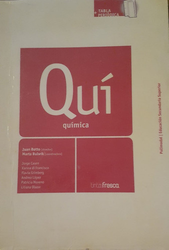 Libro Quí Química En Excelente Estado (Usado)
