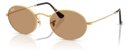 Lentes De Sol Oval Dorado Ray-ban Rb354700153