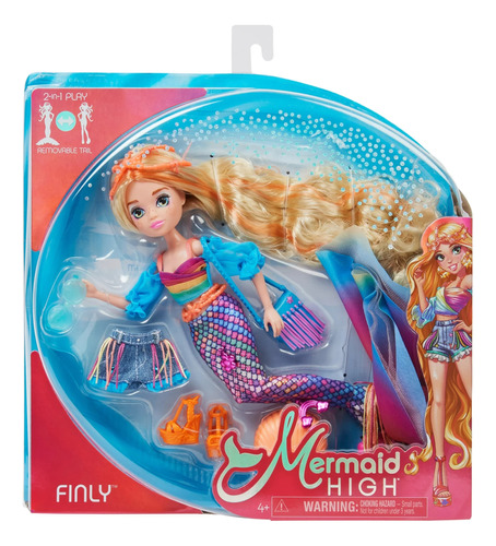 Muñeca Mermaid High Sirena 2 En 1