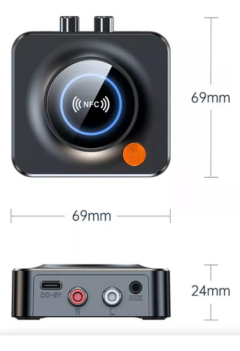 Receptor Bluetooth Nfc Receptor De Audio Bluetooth 5.1