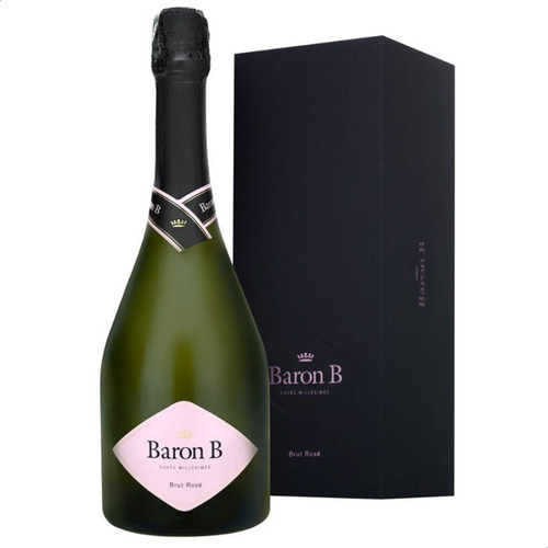 Champagne Baron B Brut Rose Espumante + Estuche - 01mercado