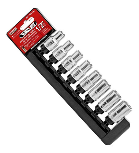 Juego Dados Cortos 1/2 Estandar 9 Piezas - Knova