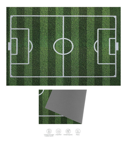 Alfombra Comfort Kids Futbol 120x100cm Mas Envio! 