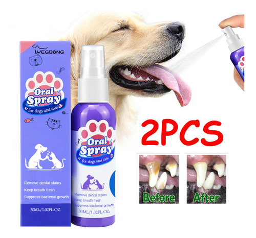 Limpiador De Dientes En Aerosol Bucal Newly Pet Para Perros