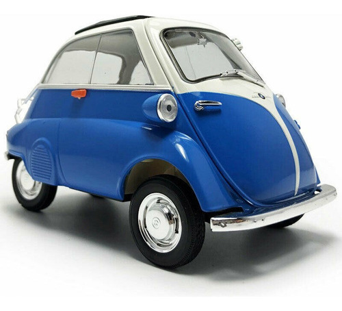 Welly 1:18 Bmw Isetta Racing Car Fundido A Troquel Modelo Az