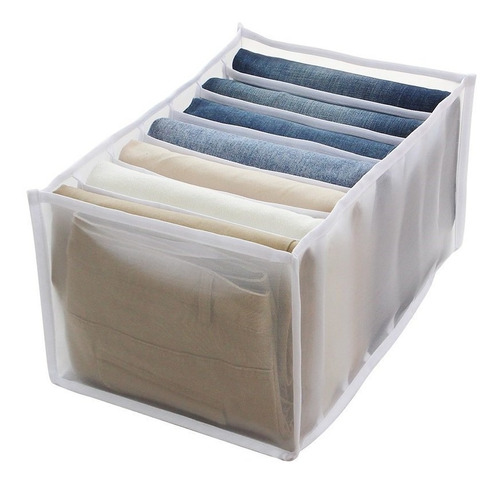 2*caja Almacenamiento Jeans - Caja Separación Malla De Cajón