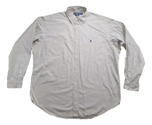 Camisa Ralph Lauren Beige Manga Larga