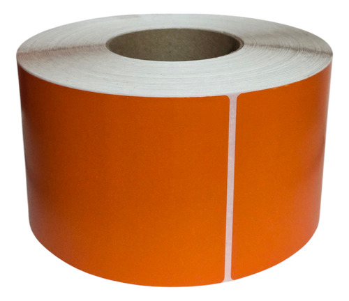 Etiqueta 102x152 Ó 4x6 Tt Naranja Rollo Con 1000 Etiquetas