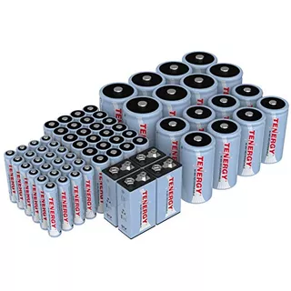 Aa Aaa C D 9v Battery,nimh Rechargeable Batteriescombo,...