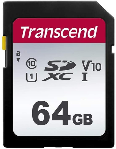 Transcend Tarjeta De Memoria Sd 64gb 95 Mb/s U1 V10 Sdxc 